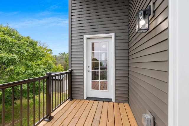 120 Eleonor St, Two Rivers, WI 54241 - view of wooden terrace