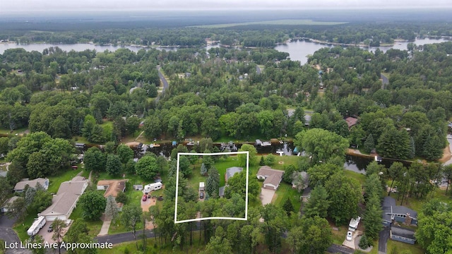 361 Penhurst Way, Nekoosa, WI 54457 - view of property location featuring a large body of water and property boundaries highlighted