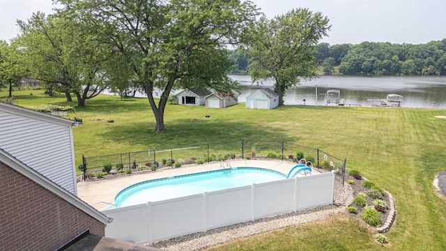 2278 S Riverside Dr, Beloit, WI 53511 - view of pool featuring a water view
