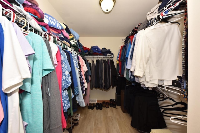 847 Chisholm Ln, Port Washington, WI 53074 - walk in closet featuring wood finished floors