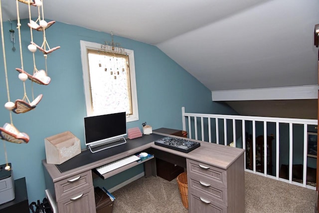 6401 237th Ave, Salem, WI 53168 - carpeted office featuring lofted ceiling