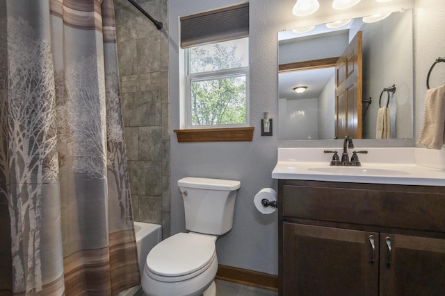2335 Macarthur Rd, Waukesha, WI 53188 - bathroom featuring vanity and shower / bath combo