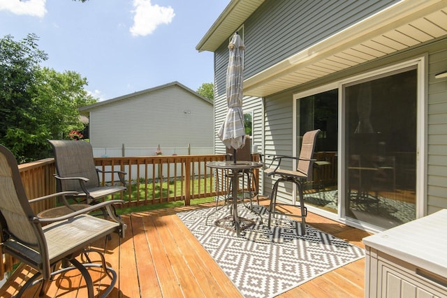 2335 Macarthur Rd, Waukesha, WI 53188 - view of deck