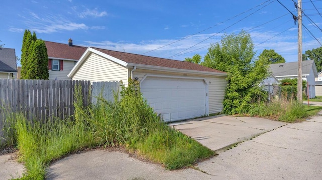 1345 Annie Ct, Sheboygan, WI 53083 - view of detached garage