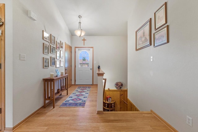 10724 S Christina Ct, Oak Creek, WI 53154 - foyer with light wood finished floors and baseboards