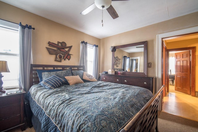 6222 W Locust St Unit 6224, Milwaukee, WI 53210 - bedroom with carpet flooring and a ceiling fan