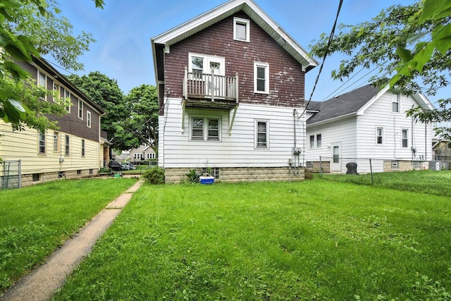 6222 W Locust St Unit 6224, Milwaukee, WI 53210 - rear view of property with a balcony