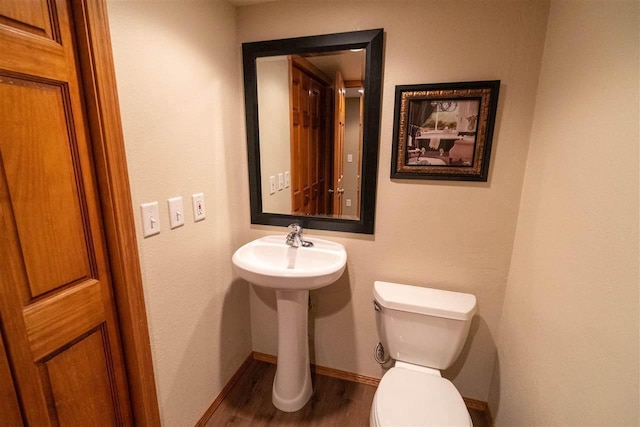 W5353 Amy Ave, Appleton, WI 54915 - half bathroom with wood finished floors and toilet