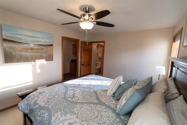 W5353 Amy Ave, Appleton, WI 54915 - bedroom with arched walkways and ceiling fan