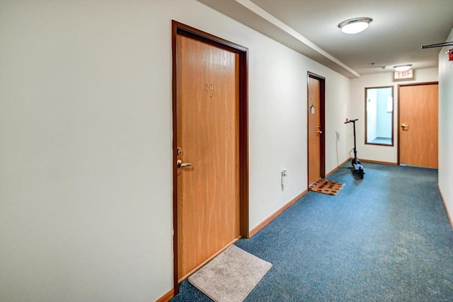 201 Kearney Way Unit 201, Waunakee, WI 53597 - hall featuring baseboards and carpet flooring