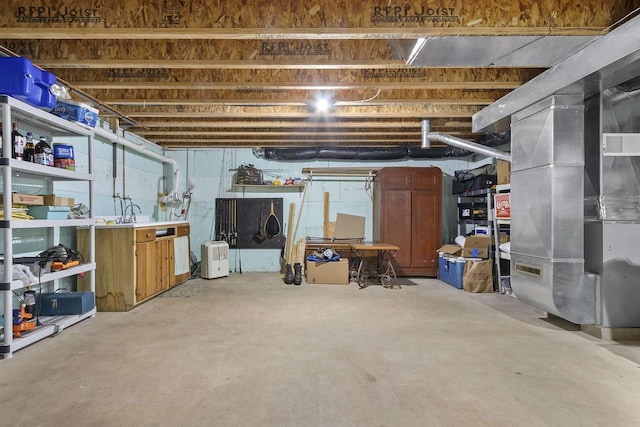 17705 Nicolet Rd, Townsend, WI 54175 - view of unfinished basement