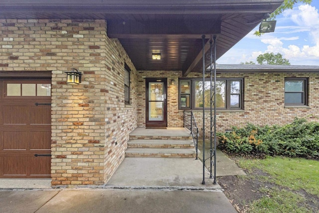 4350 S US Highway 45, Oshkosh, WI 54902 - entrance to property featuring brick siding and a garage