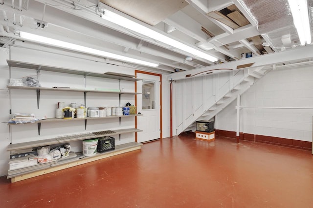 4350 S US Highway 45, Oshkosh, WI 54902 - below grade area featuring stairway