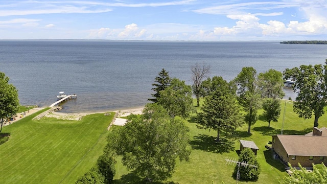 4350 S US Highway 45, Oshkosh, WI 54902 - drone / aerial view of a large body of water