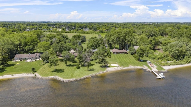 4350 S US Highway 45, Oshkosh, WI 54902 - aerial view of property's location featuring a forest and a nearby body of water
