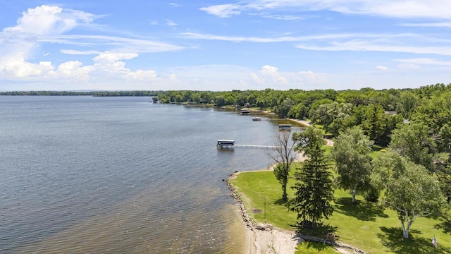 4350 S US Highway 45, Oshkosh, WI 54902 - water view with a floating dock
