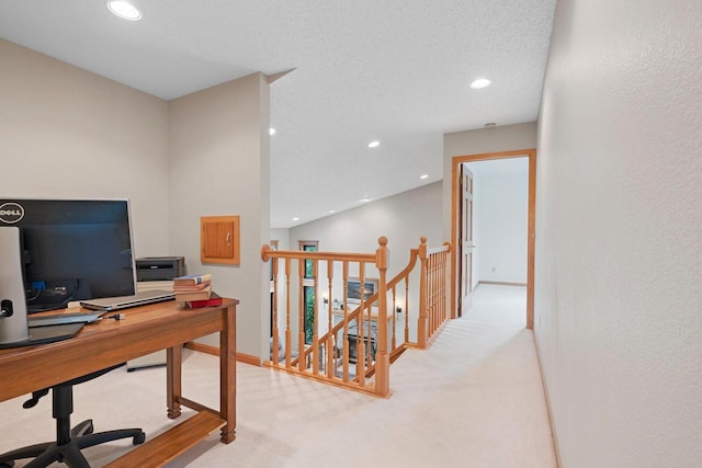5330 Deer Trail Ln, Sheboygan, WI 53083 - home office with carpet and recessed lighting