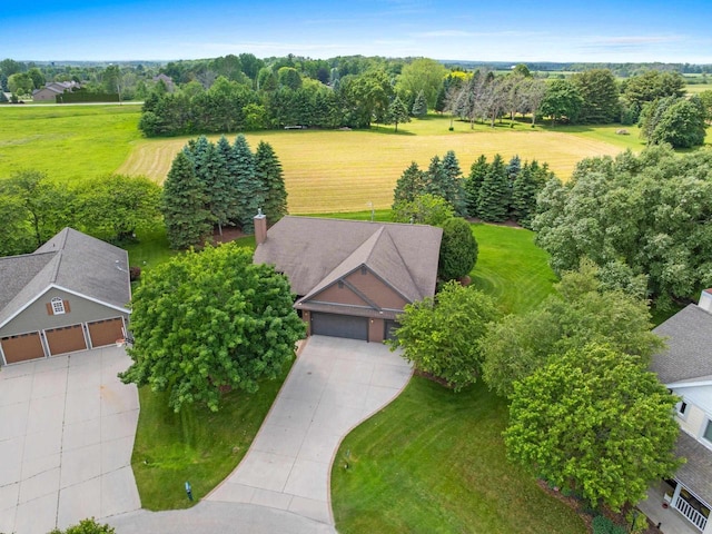 5330 Deer Trail Ln, Sheboygan, WI 53083 - drone / aerial view of a tree filled landscape