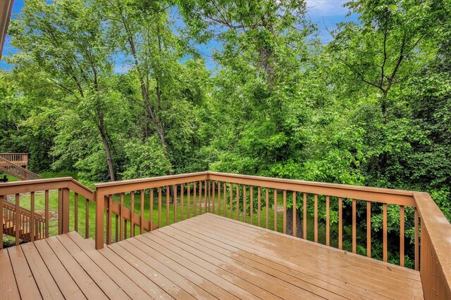 2855 River Birch Dr Unit D, Brookfield, WI 53045 - view of deck