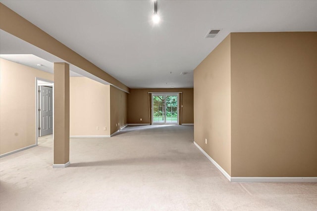 2855 River Birch Dr Unit D, Brookfield, WI 53045 - unfurnished living room with light carpet