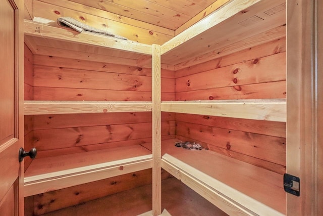 1780 Amik Lake Ln, Lac Du Flambeau, WI 54538 - relaxing sauna with wooden walls