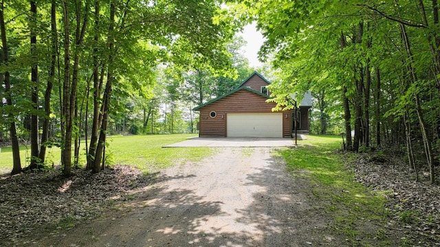 1780 Amik Lake Ln, Lac Du Flambeau, WI 54538 - garage with driveway