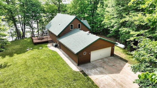 1780 Amik Lake Ln, Lac Du Flambeau, WI 54538 - aerial view of property and surrounding area