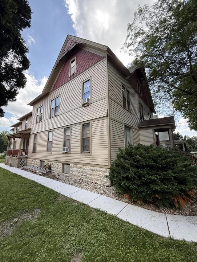 525 Dunbar Ave, Waukesha, WI 53186 - view of property exterior with a yard and cooling unit