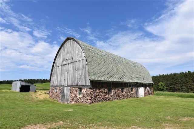 15754 County Highway M, New Auburn, WI 54757 - view of barn featuring a yard