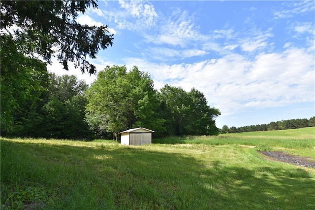 15754 County Highway M, New Auburn, WI 54757 - view of yard with a storage shed