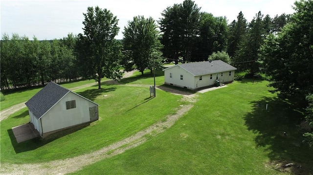 15754 County Highway M, New Auburn, WI 54757 - view from above of property