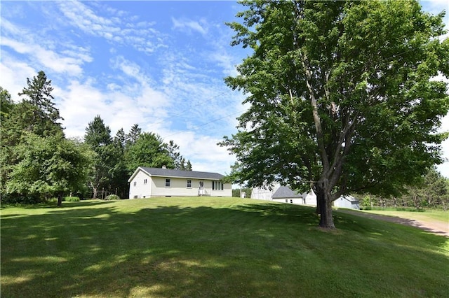 15754 County Highway M, New Auburn, WI 54757 - view of grassy yard