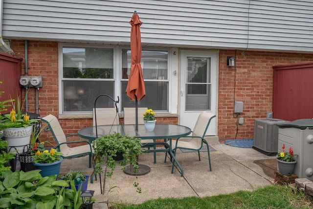 1363 Josephine St Unit E, Waukesha, WI 53186 - view of patio featuring outdoor dining area