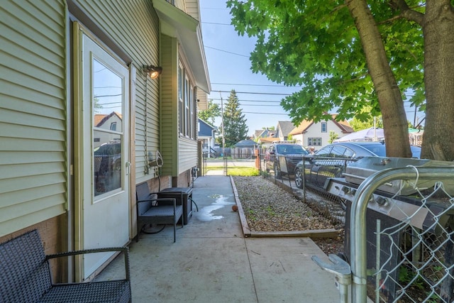 3011 16th St, Racine, WI 53405 - view of patio with a residential view