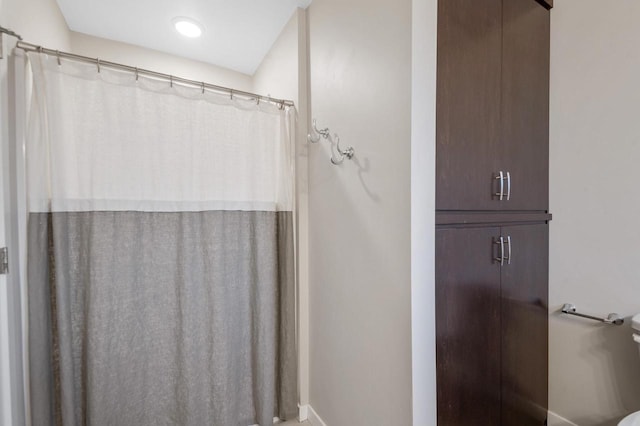 217 N Van Buren St, Green Bay, WI 54301 - full bathroom with a shower with shower curtain