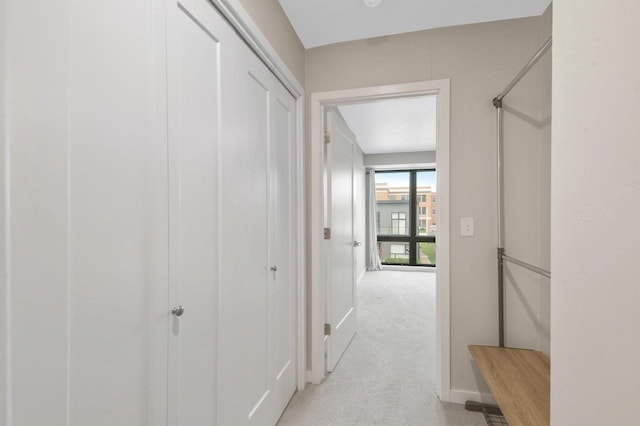 217 N Van Buren St, Green Bay, WI 54301 - hall featuring light colored carpet and baseboards