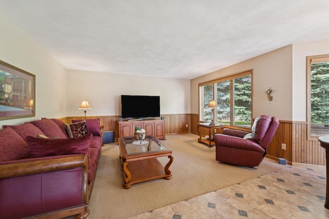 330 W Florida Ave, Appleton, WI 54911 - living area with a wainscoted wall and wood walls