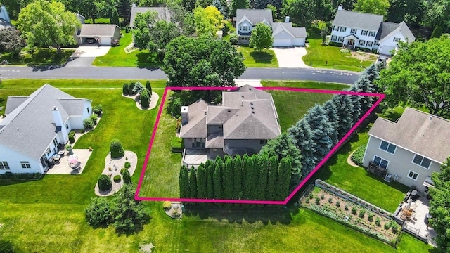 330 W Florida Ave, Appleton, WI 54911 - aerial view of residential area with property parcel outlined