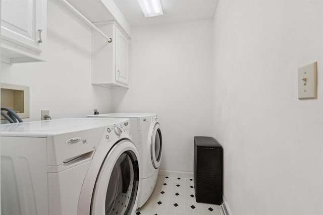 330 W Florida Ave, Appleton, WI 54911 - laundry area with cabinet space and washer and dryer