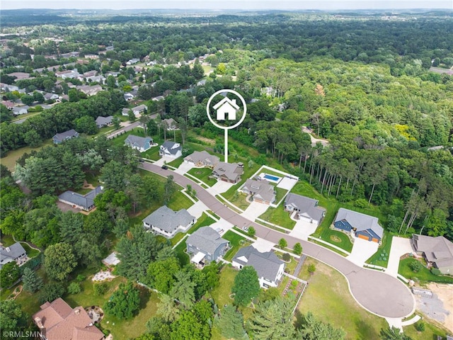 3735 Crest Ridge Ct, Eau Claire, WI 54701 - aerial view of property and surrounding area featuring nearby suburban area