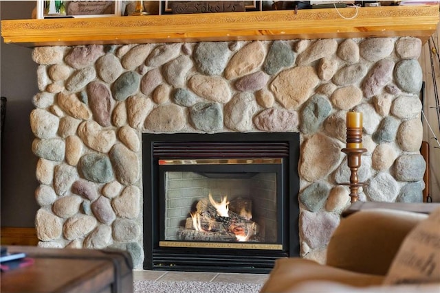 2282 71st St, Luck, WI 54853 - detailed view of a stone fireplace