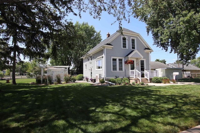 1515 Rugby St, Oshkosh, WI 54902 - view of front of house featuring a chimney
