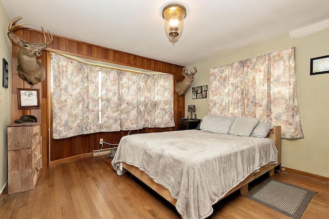 N1236 Walnut Rd, Genoa City, WI 53128 - bedroom featuring hardwood / wood-style floors
