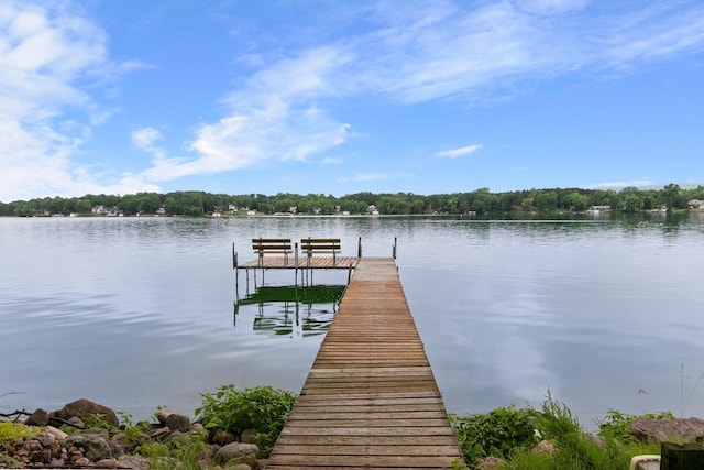 S7663 W Grandview Ave, Merrimac, WI 53561 - dock area with a water view