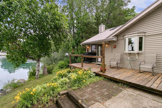 S7663 W Grandview Ave, Merrimac, WI 53561 - deck with area for grilling