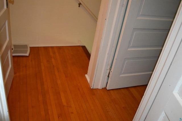 22630 Elm St, Cornucopia, WI 54827 - corridor featuring light wood-style flooring