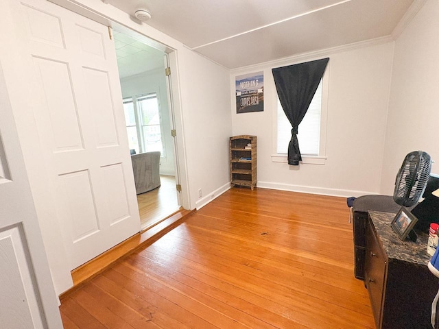 417 W 7th Ave, Oshkosh, WI 54902 - living area featuring light wood-style floors