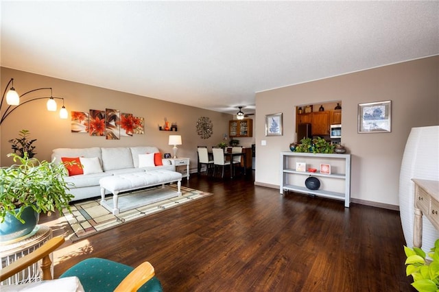 3950 Boardwalk St, Eau Claire, WI 54701 - living room with wood finished floors and ceiling fan
