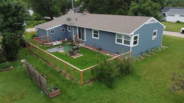 201 Chestnut Dr, Elroy, WI 53929 - view from above of property