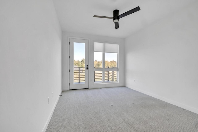 9352 S Alder Pl Unit 104, Oak Creek, WI 53154 - empty room with carpet and a ceiling fan